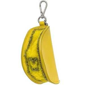 Fendi pouch ec-23722 yellow 7AR706 leather fur A5AN 189-0305 FENDI FF men's w...